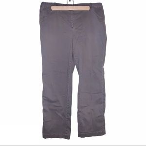 Jacklyn Smith Angel Fit Grey Casual Pants